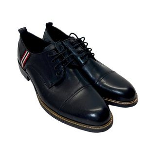 NEW Vintage Foundry Leather Oxfords Shoes Lace Up Black Sz 10